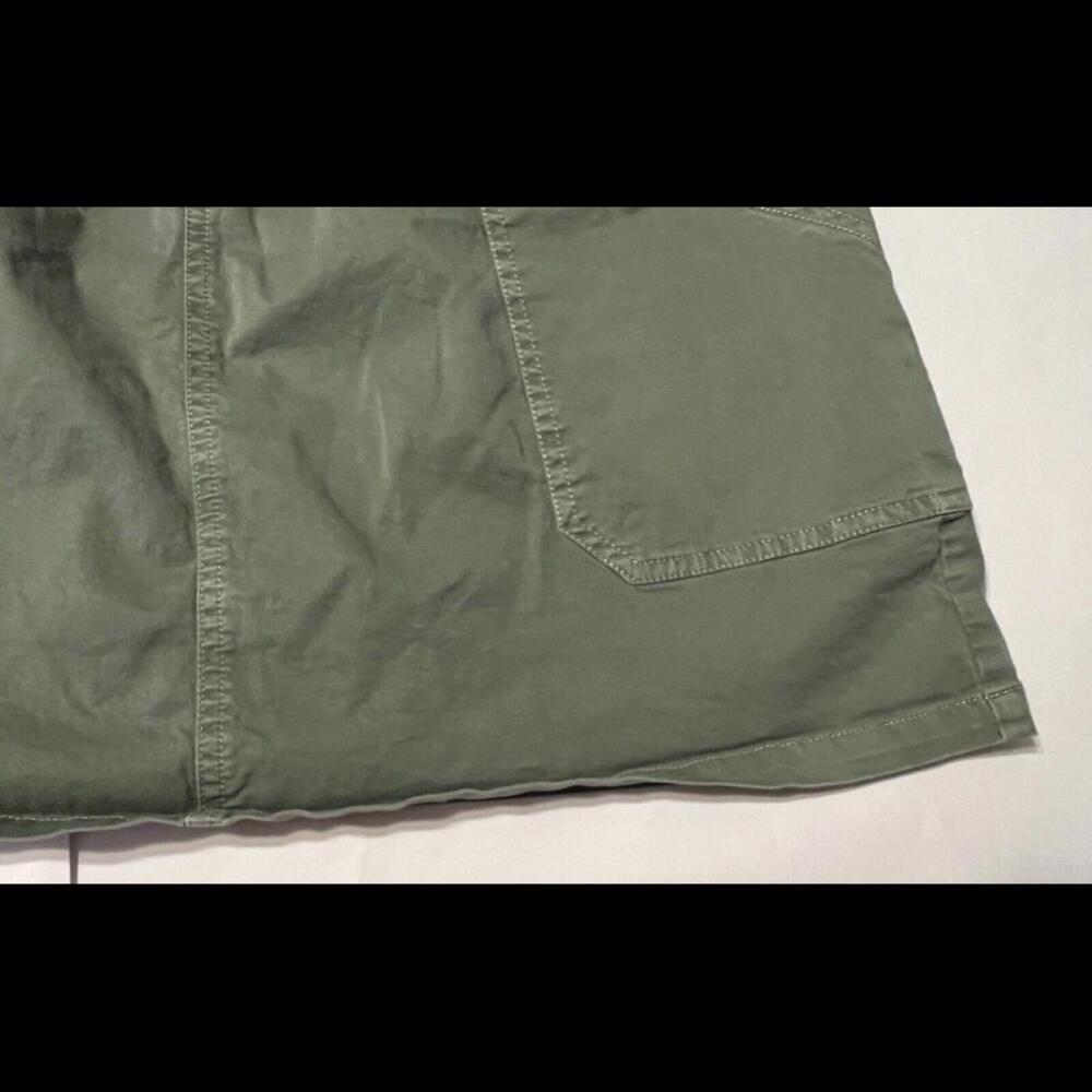 abercrombie fitch Womens olive Green Medium Paper bag Skirt With Pockets - Picture 11 of 12